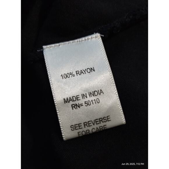 Feathers Womens size Large Embroidered Off The Shoulder Boho Flowy Hippie Dress - Picture 12 of 14